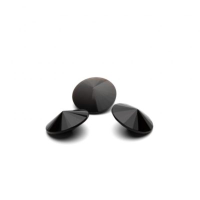 RIVOLI oniks crni 12 MM GAVBARI, poludragi kamen